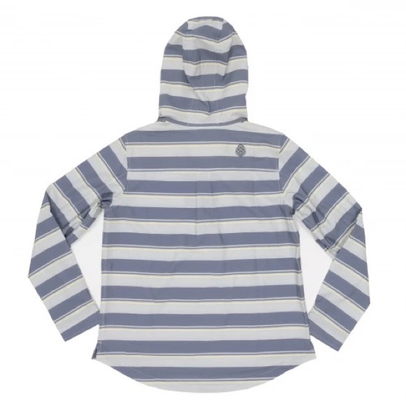 Stio Womens CFS Sun Hoodie Striped Water Repellent - Picture 2 of 8